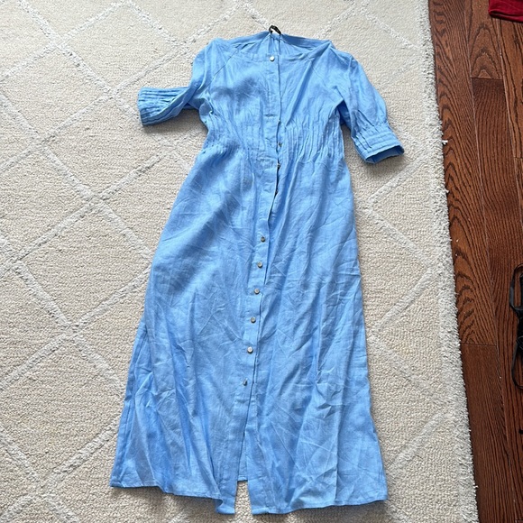 Long linen dress - Picture 2 of 2